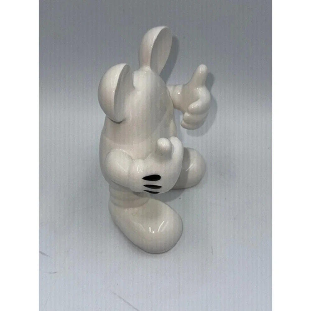 Disney Mickey Mouse Ceramic White Toothbrush Holder